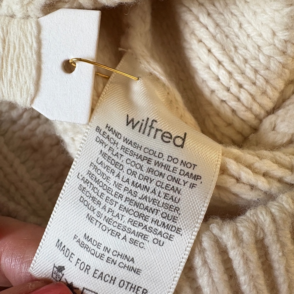 Wilfred Cream Sweater Vest - Picture 9 of 11